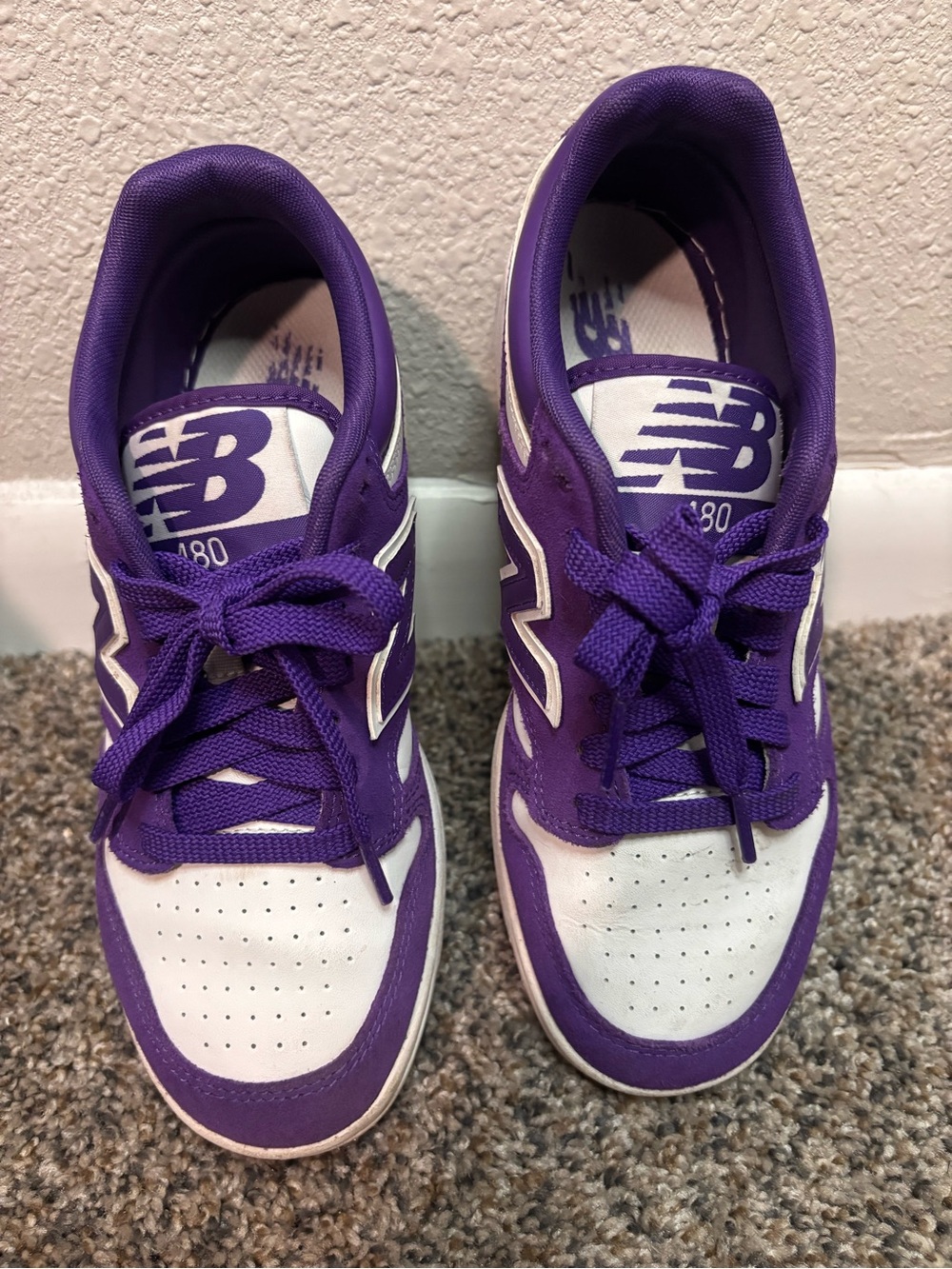 NEW BALANCE 480 'PRISM PURPLE' Size 5.5 Women 7 Sneakers Shoes